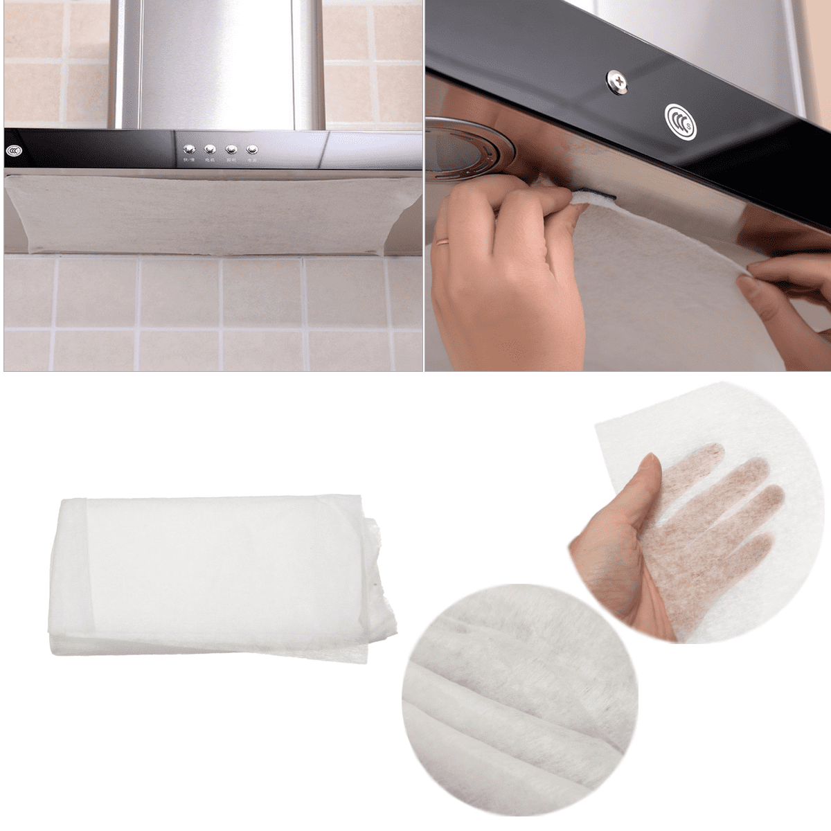 12pcs Cooker Hood Grease Filters Paper Universal Cooker Hood Home Restaurant Extractor Fan Grease Filters Paper Kitchen Accessories 12pcs Cooker Hood Grease Filters Paper Universal Cooker Hood Home Restaurant Extractor Fan Grease Filters Paper Kitchen Accessories